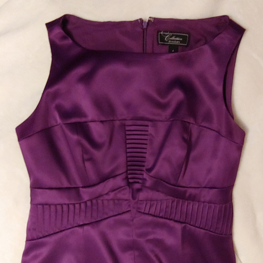 Purple satin Dress Barn dress